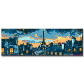 Painting by Numbers Panorama Paris Eiffel Tower